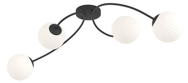 Emibig modern mennyezeti lámpa vibra fehér fekete emi1398/4