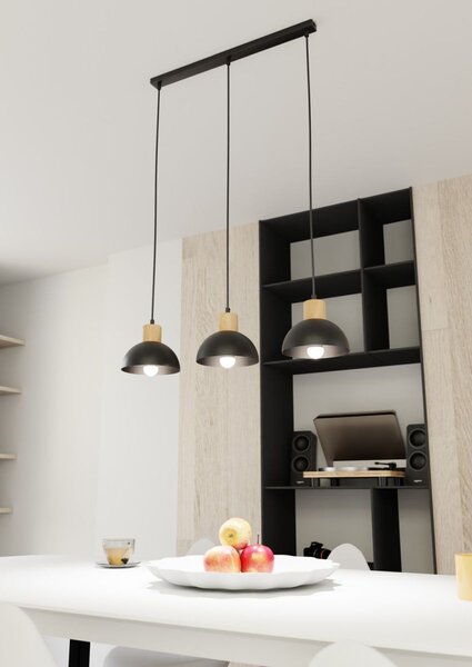 Emibig modern függeszték seco fekete emi1393/3
