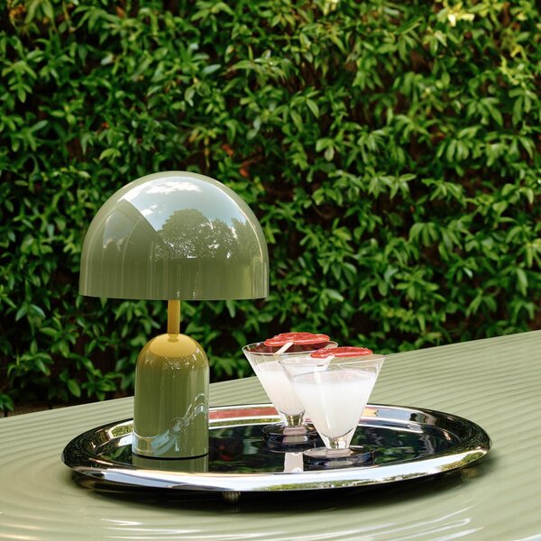 Kültéri Lámpa Tom Dixon, BELL PORTABLE, dimmable, Zöld, Nappali, Műanyag, Dizájn