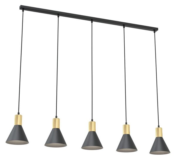 Emibig modern függeszték rosa fekete arany emi1388/5