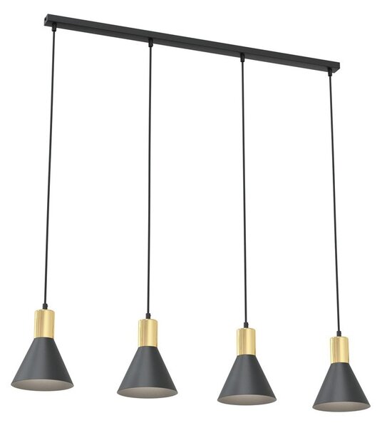 Emibig modern függeszték rosa fekete arany emi1388/4