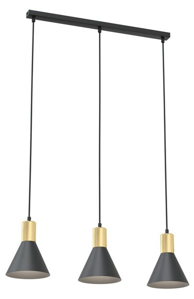 Emibig modern függeszték rosa fekete arany emi1388/3