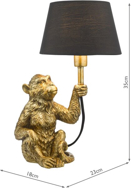 Dar Lighting asztali lámpa zira arany darzir4235