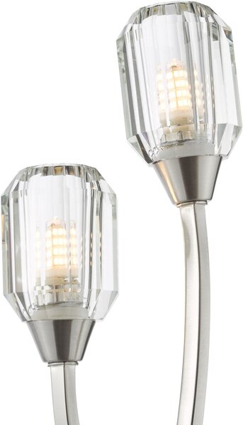 Dar Lighting kristály modern fali lámpa zonda polírozott nikkel darzon0938