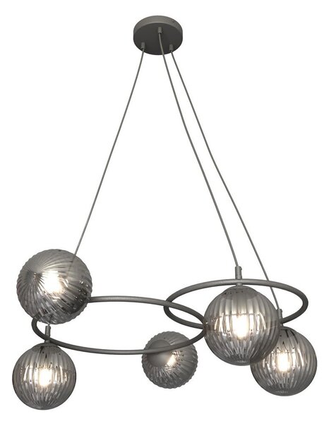 Emibig modern függeszték libra fekete grafit emi1380/5