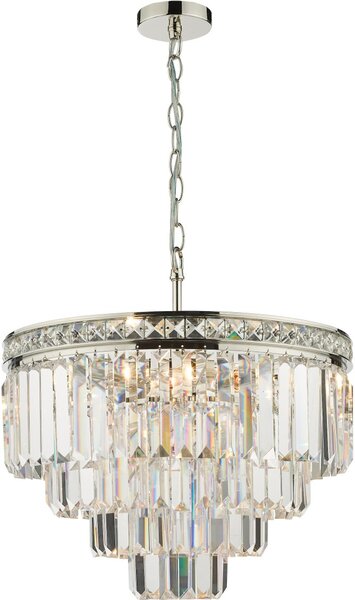 Dar Lighting glamour kristály modern függeszték vyana nikkel darvya0432