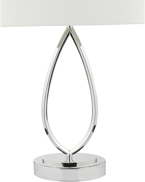 Dar Lighting modern asztali lámpa wyatt csiszolt króm darwya4250