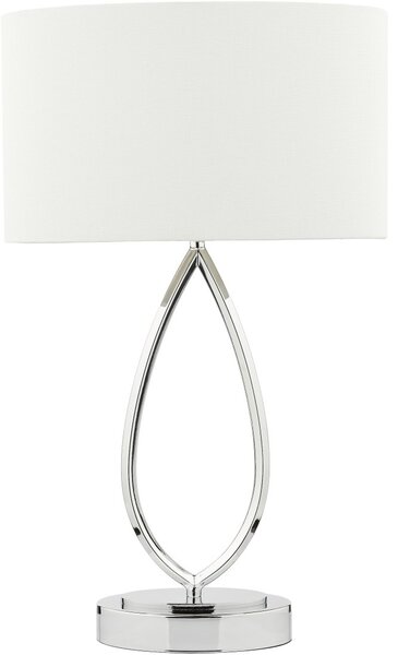 Dar Lighting modern asztali lámpa wyatt csiszolt króm darwya4250