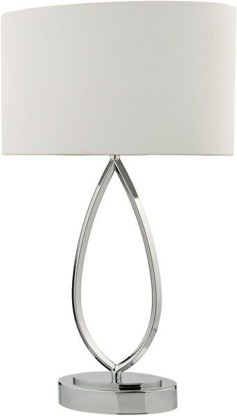 Dar Lighting modern asztali lámpa wyatt csiszolt króm darwya4250
