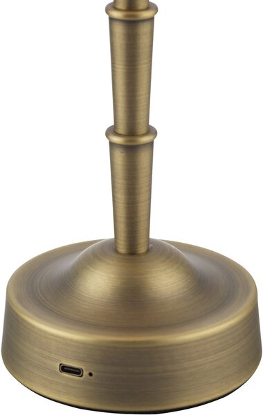 Dar Lighting modern asztali lámpa wyman antik sárgaréz darwym4075