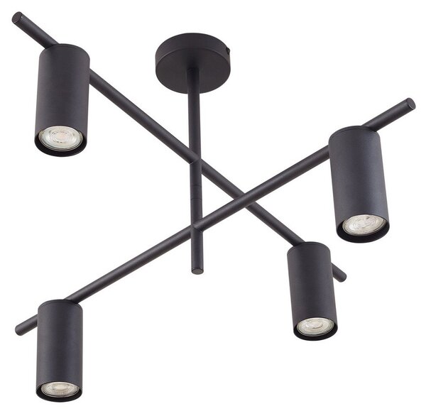 Mennyezeti Lámpa Lindby, Marilou, dimmable, Fekete, Nappali, Fém, Modern