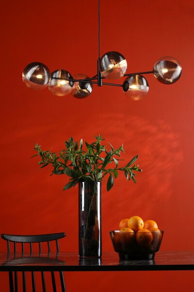 Dar Lighting modern függeszték vignette matt fekete darvig0622-19