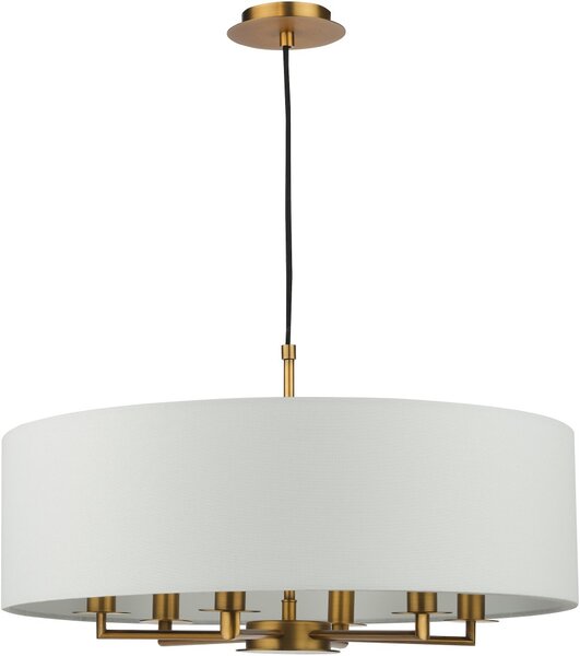 Dar Lighting modern függeszték tyler antik bronz fehér dartyl6463