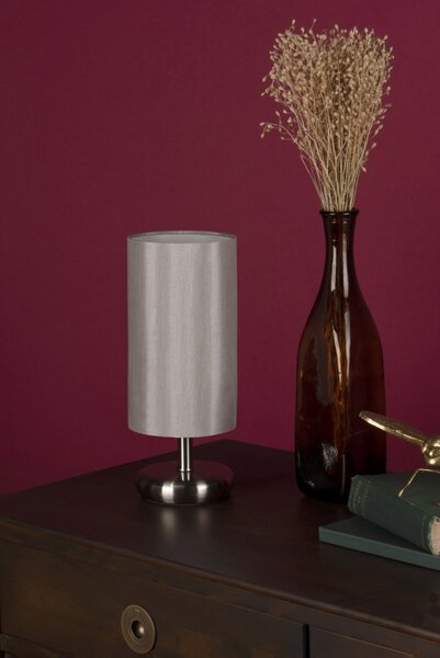 Dar Lighting modern asztali lámpa tico szatén króm dartic4139