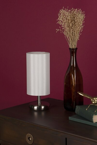 Dar Lighting modern asztali lámpa tico szatén króm dartic4133