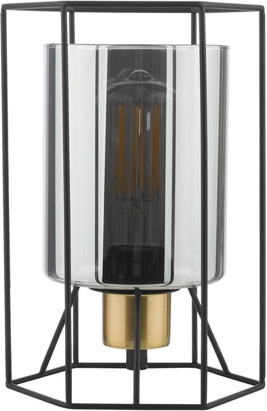 Dar Lighting vintage asztali lámpa tatum matt fekete dartat4222