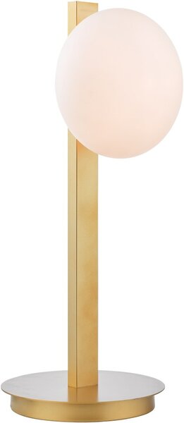 Dar Lighting modern asztali lámpa tauri fehér arany dartau4235