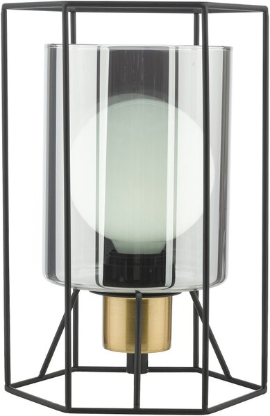 Dar Lighting vintage asztali lámpa tatum matt fekete dartat4222