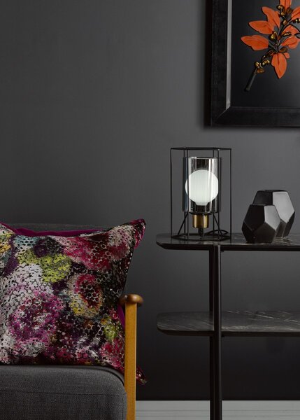 Dar Lighting vintage asztali lámpa tatum matt fekete dartat4222