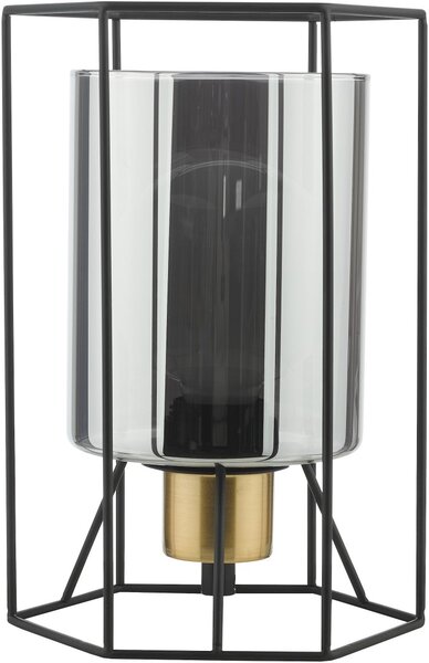 Dar Lighting vintage asztali lámpa tatum matt fekete dartat4222
