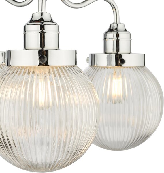 Dar Lighting modern mennyezeti lámpa tamara csiszolt króm dartam5350-ip44