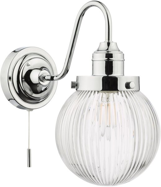 Dar Lighting modern fürdőszobai lámpa tamara csiszolt króm dartam0750-ip44