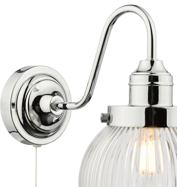 Dar Lighting modern fürdőszobai lámpa tamara csiszolt króm dartam0750-ip44