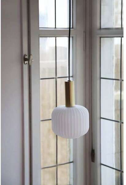 Sober Függőlámpa Small Brushed Brass/White - Markslöjd