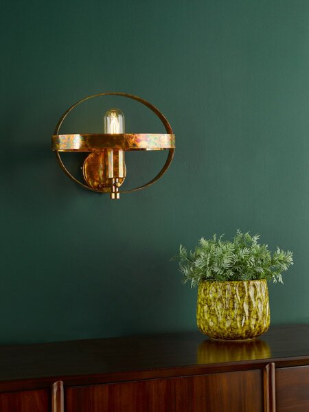 Dar Lighting vintage fali lámpa symbol réz darsym0764