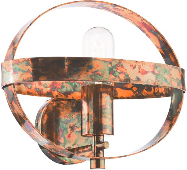 Dar Lighting vintage fali lámpa symbol réz darsym0764