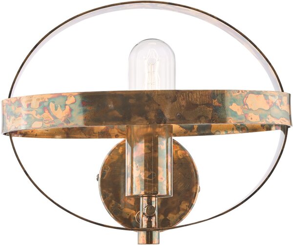 Dar Lighting vintage fali lámpa symbol réz darsym0764