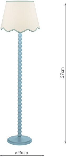 Dar Lighting modern állólámpa spool kék darspo4923