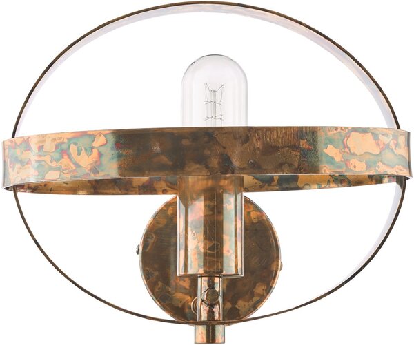 Dar Lighting vintage fali lámpa symbol réz darsym0764
