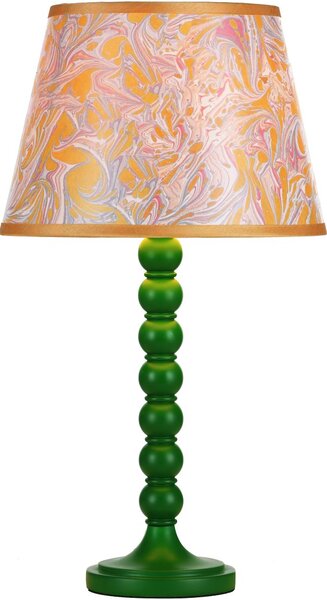 Dar Lighting modern asztali lámpa spool zöld darspo4224
