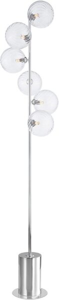 Dar Lighting modern állólámpa spiral csiszolt króm darspi4950-22