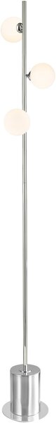 Dar Lighting modern állólámpa spiral opál csiszolt króm darspi5550-02