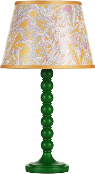 Dar Lighting modern asztali lámpa spool zöld darspo4224