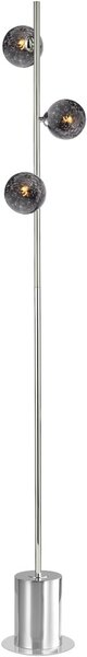 Dar Lighting modern állólámpa spiral fekete csiszolt króm darspi5550-21