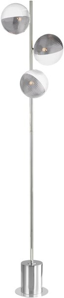 Dar Lighting modern állólámpa spiral csiszolt króm darspi5550-19