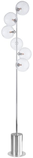 Dar Lighting modern állólámpa spiral csiszolt króm darspi4950-22