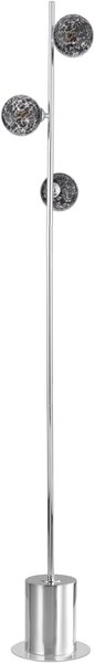 Dar Lighting modern állólámpa spiral fekete csiszolt króm darspi5550-21