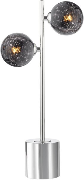 Dar Lighting modern asztali lámpa spiral csiszolt króm darspi4250-21