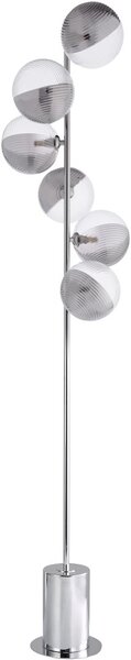 Dar Lighting modern állólámpa spiral csiszolt króm darspi4950-19