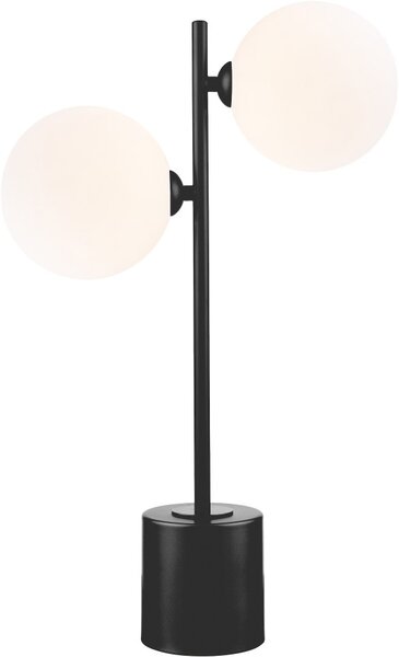 Dar Lighting modern asztali lámpa spiral fehér matt fekete darspi4222-23