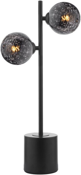 Dar Lighting modern asztali lámpa spiral matt fekete darspi4222-21