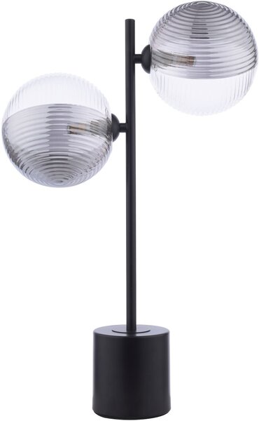 Dar Lighting modern asztali lámpa spiral matt fekete darspi4222-19