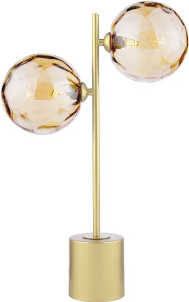 Dar Lighting glamour modern asztali lámpa spiral pezsgő arany darspi4235-11