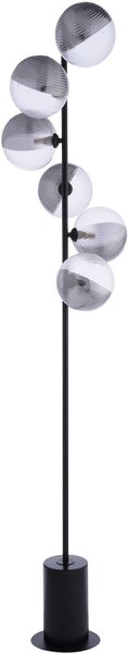 Dar Lighting modern állólámpa spiral matt fekete darspi4922-19