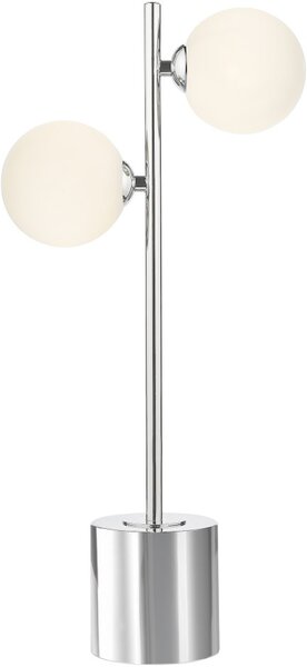 Dar Lighting modern asztali lámpa spiral csiszolt króm darspi4250-02