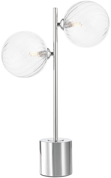 Dar Lighting modern asztali lámpa spiral csiszolt króm darspi4250-22